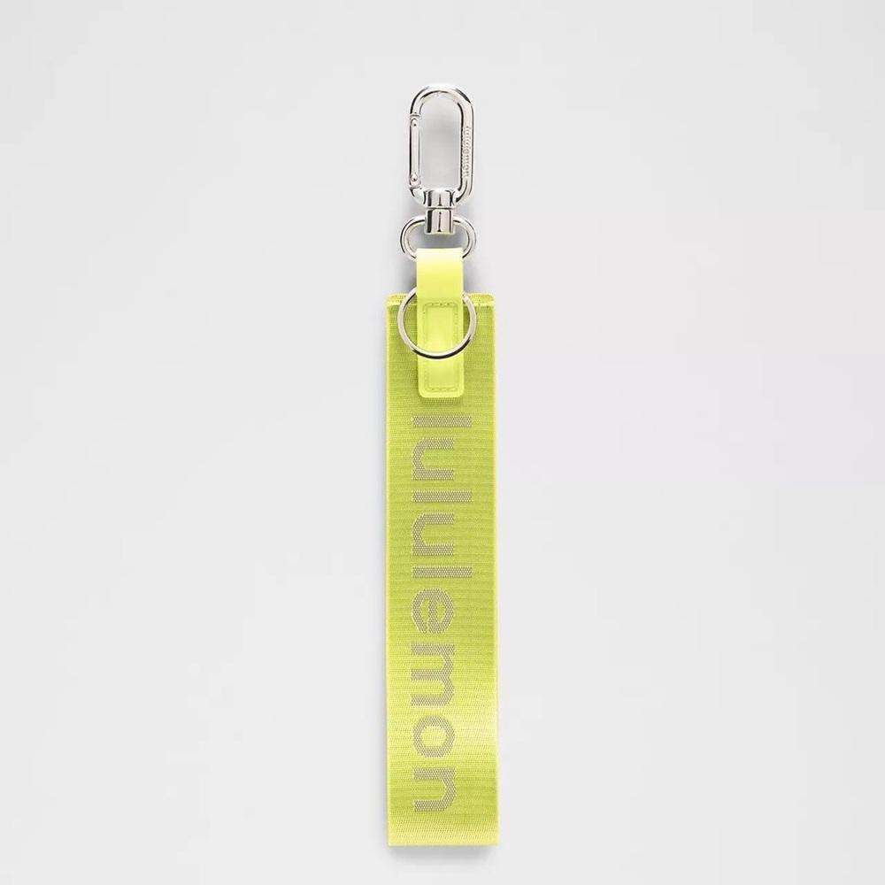 Lululemon Never Lost Keychain- Sour Grape/Army Green